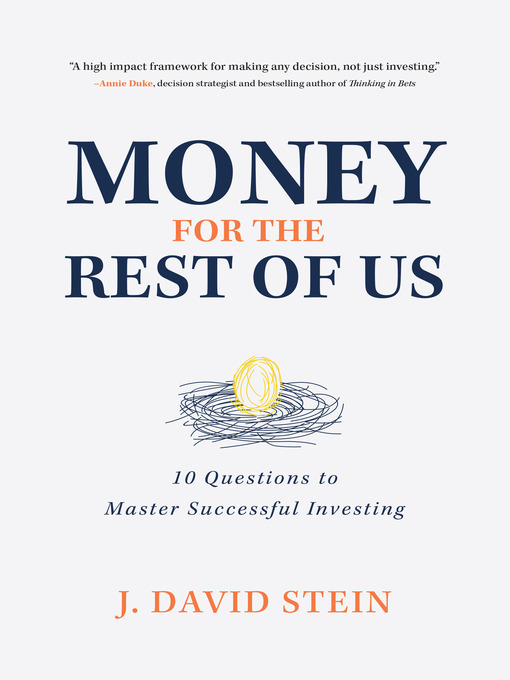 Title details for Money for the Rest of Us by J. David Stein - Available